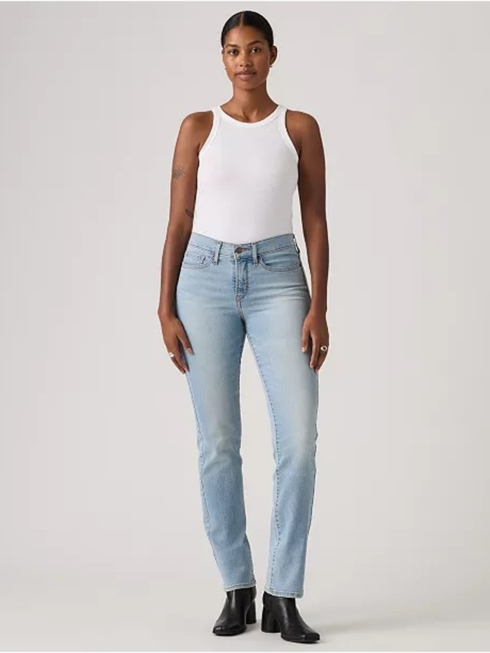 Levi’s Women's 314 Shaping Slimming Straight Leg Mid-Rise Jeans